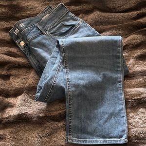 Straight leg jeans
